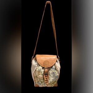 Vintage Earthbags Floral Tapestry Shoulder Bag